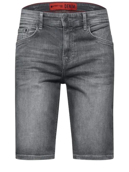 Тканевые шорты Street One, цвет mid grey wash