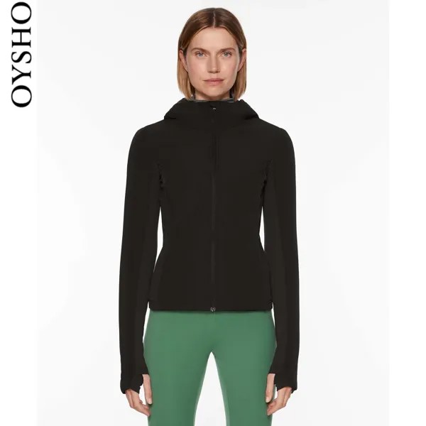 Куртка Oysho Fellex Volcanic, черный