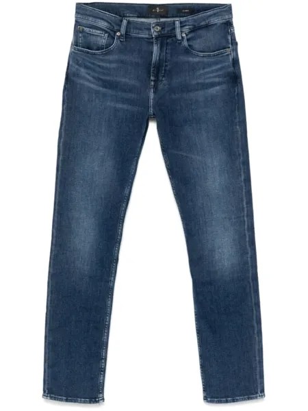 7 For All Mankind узкие джинсы, синий