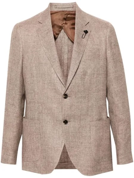 Lardini однобортный пиджак Special, нейтральный цвет