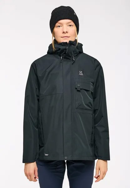 Куртка Softshell PORFYR Haglöfs, цвет true black
