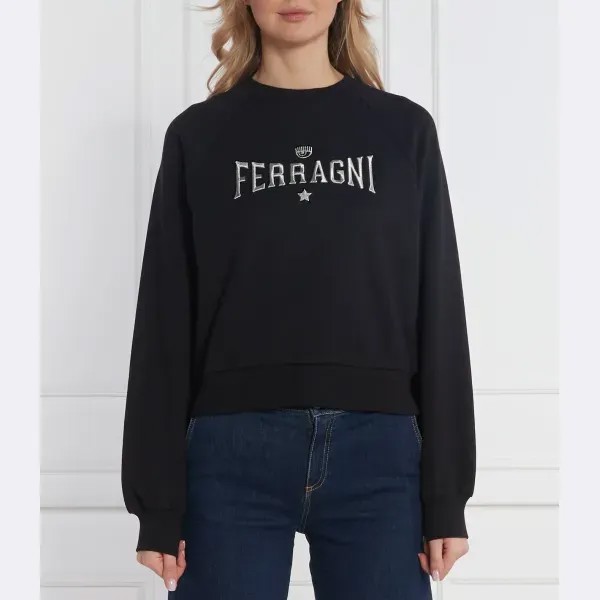 Толстовка обычного кроя Chiara Ferragni, черный