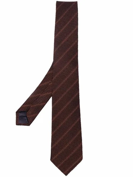 Tagliatore фактурный галстук в полоску