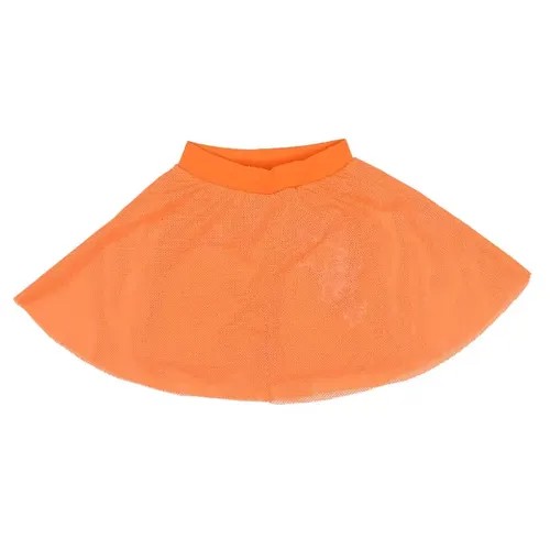 Юбка-шорты для танцев и гимнастики Белый Слон, размер 104, оранжевый