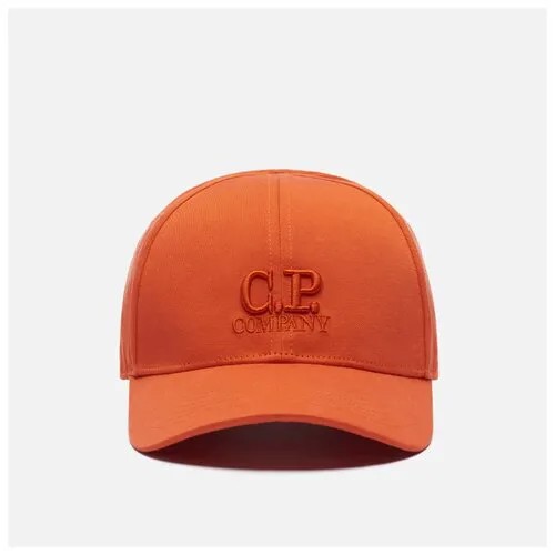 Кепка C.P. Company Embroidered Logo Gabardine оранжевый, Размер ONE SIZE