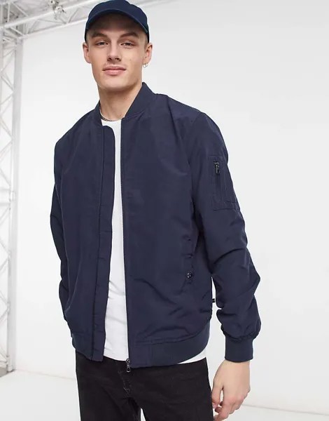 Only & Sons – бомбер в темно-синем цвете