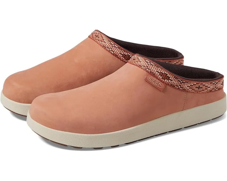 Сабо KEEN Elle Mule Suede, цвет Cork/Birch