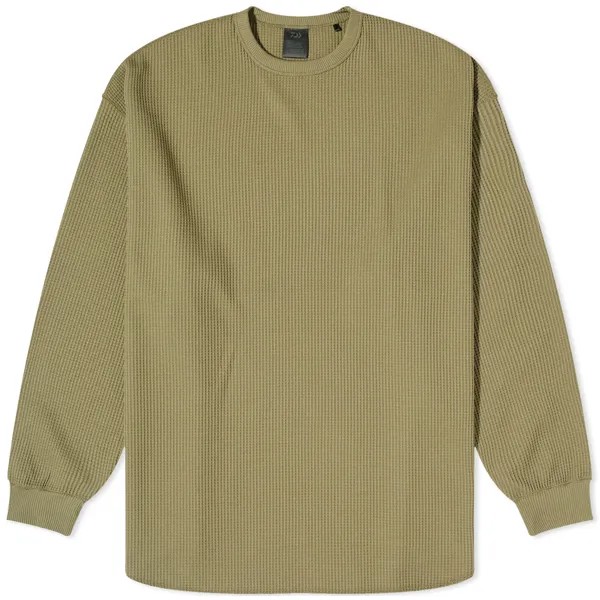 Свитшот Daiwa Long Sleeve Tech Thermal Crew, оливковый