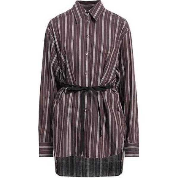 Рубашка женская коричневая Mm6 Maison Margiela