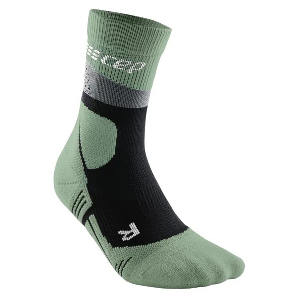 Походные носки Cep Women's Max Cushion Socks Hiking Mid Cut, цвет Grey/Mint