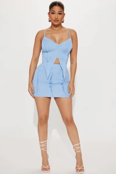 Юбка Fashion Nova S5671SETFN, индиго