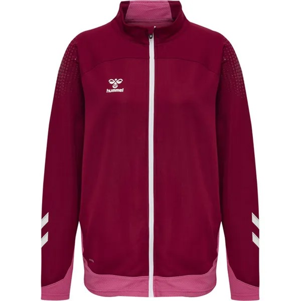 Hml Lead Zip Jacket женская мультиспортивная куртка на молнии HUMMEL, цвет rot