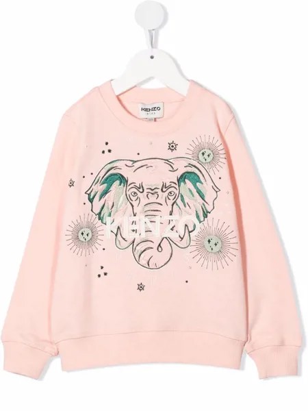 Kenzo Kids толстовка с принтом