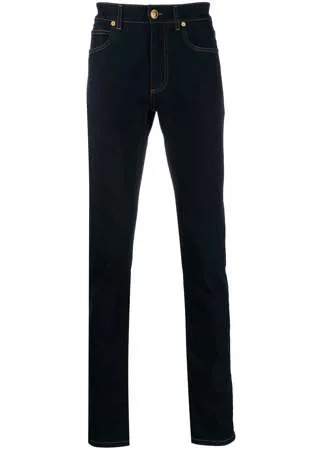 Versace джинсы кроя слим с контрастной строчкой