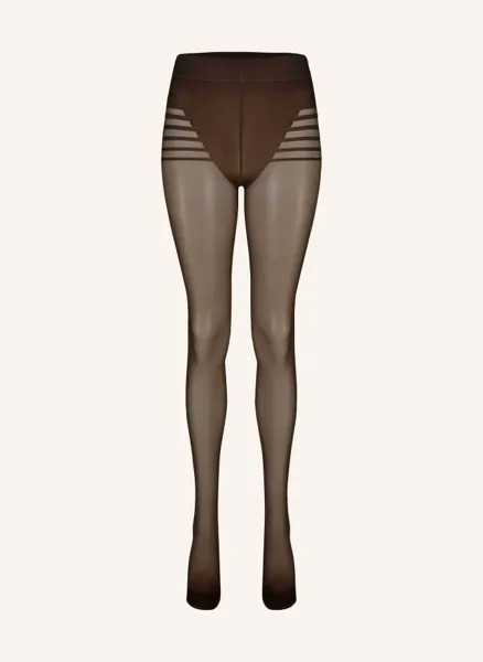 Колготки invisible 15 stripes panty с компрессией Item M6, коричневый