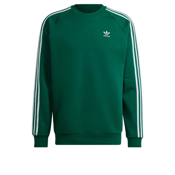 Толстовка Adidas Adicolor Classics 3-Stripes, темно-зеленый