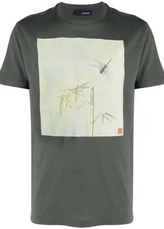 Lardini футболка с короткими рукавами и графичным принтом