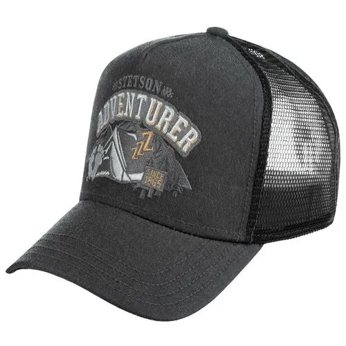 Бейсболка с сеточкой STETSON 7751184 TRUCKER CAP CAMPING YETI, размер ONE