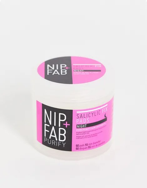 Подушечки ночного действия с салициловой кислотой NIP+FAB Teen Skin Fix - 80мл-Бесцветный