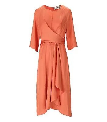 Essentiel Antwerp Dearl Оранжевое Длинное Платье Женщина