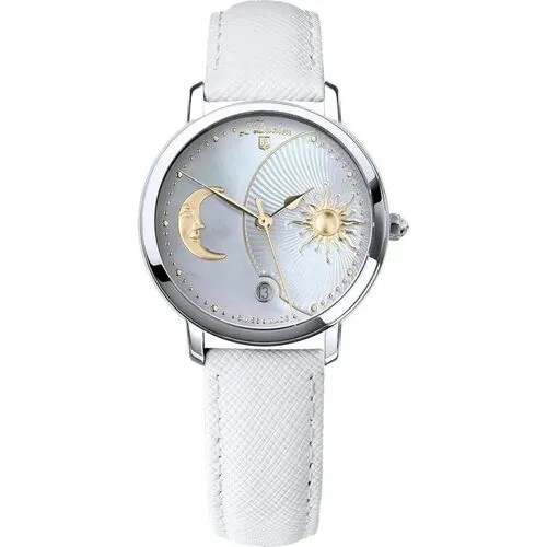 Наручные часы L'Duchen Часы наручные L'Duchen D 781.16.33 Гарантия 3 года, золотой, белый