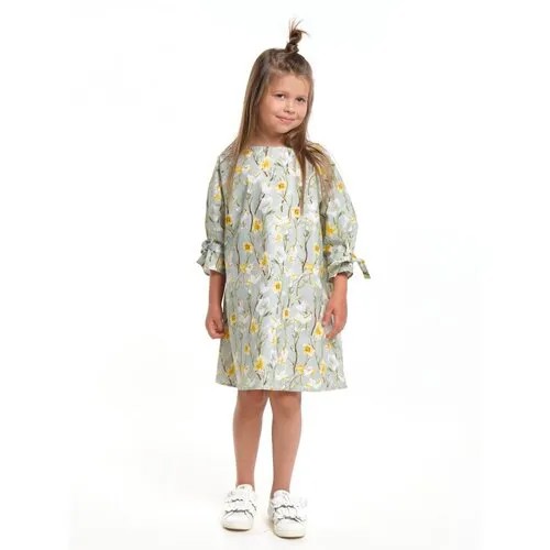 Платье Mini Maxi, хлопок, размер 146, мультиколор