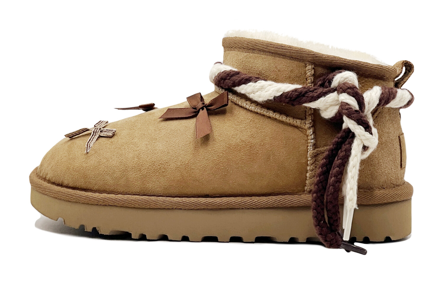 CLASSIC ULTRA MINI Зимние ботинки женские каштановые Ugg