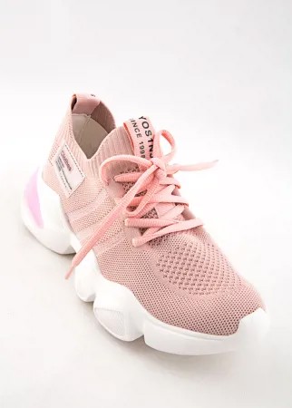 Полуботинки (кроссовки) женские Gelsomino JL2303P/8 текстиль (39, Розовый)
