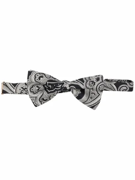 ETRO шелковый галстук-бабочка с принтом