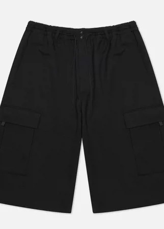 Мужские шорты Y-3 Classic Refined Wool Stretch Cargo, цвет чёрный, размер S