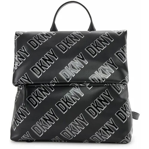 Рюкзак DKNY, внутренний карман, регулируемый ремень, черный