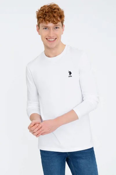 Лонгслив мужской U.S. POLO Assn. G081SZ0820BISITSK21 белый M