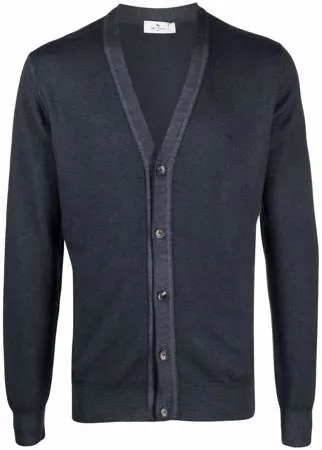 ETRO кардиган с контрастной окантовкой