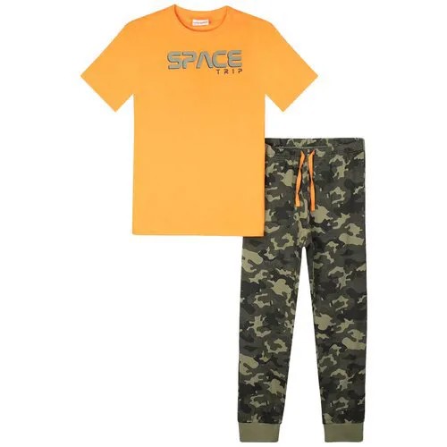 Пижама для мальчика, COCCODRILLO, размер 128, цвет разноцветный