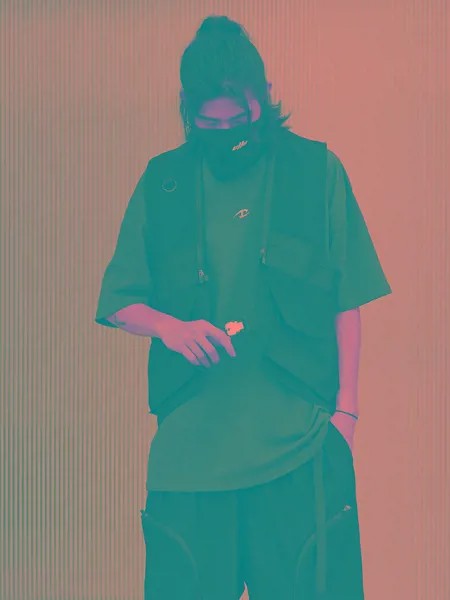 Тактический жилет CATSSTAC 22SS techwear cyberpunk с системой molle, темная одежда, мужская модная черная безрукавка, уличная одежда, стиль инструментов