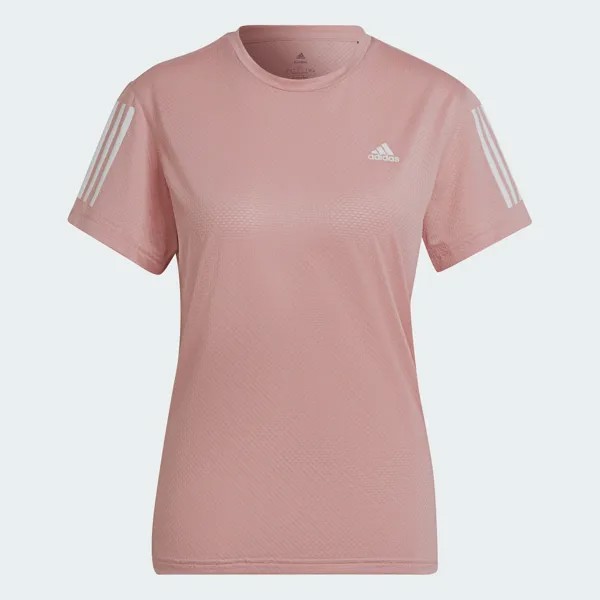Футболка Adidas Sport Performance Own The Run Cooler Short-sleeved, розовато-сиреневый