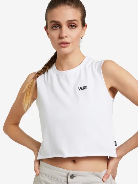 Майка женская Vans Junior V Muscle Crop, Белый