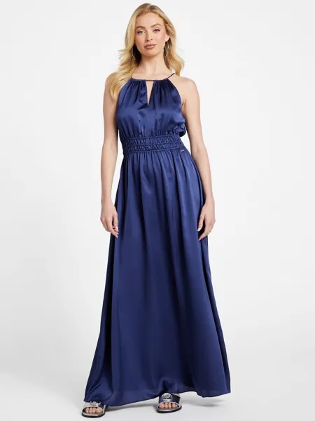 Платье Макси Лола Guess Factory, цвет Cobalt Bloom