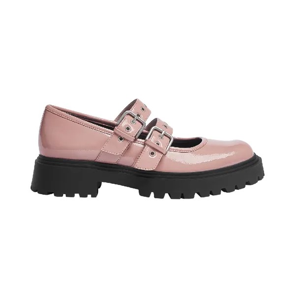 Туфли Pull&Bear Double Strap Flat, розовый