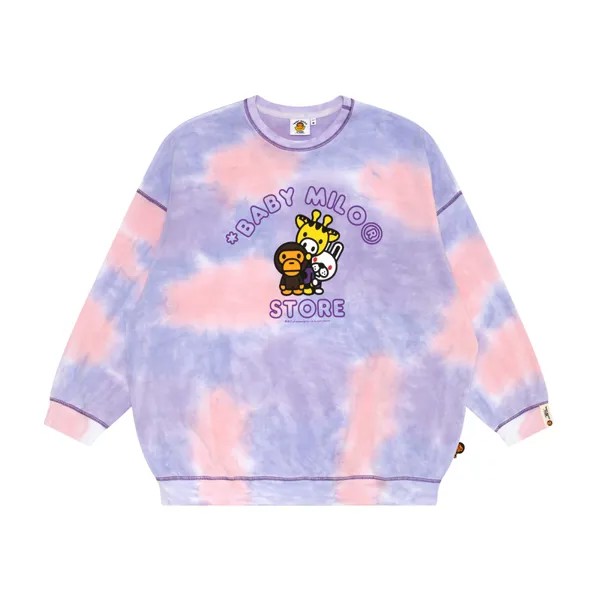 Свитшот женский фиолетовый/розовый PPT Aape