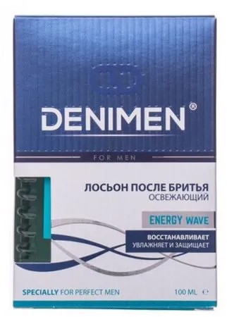 Лосьон после бритья Denimen Energy Wave освежающий Denimen, 100 мл