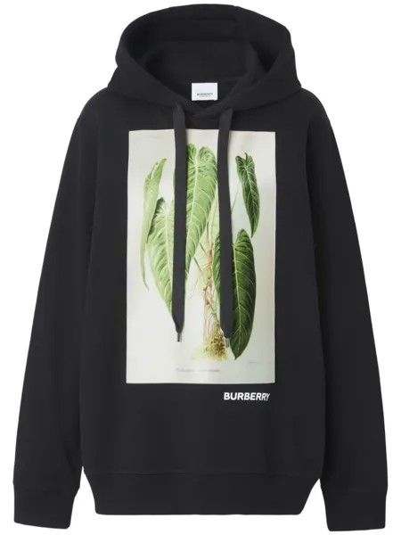 Burberry худи с принтом, черный