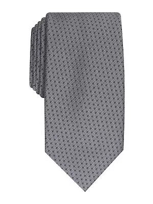 PERRY ELLIS Мужской серый аккуратный тонкий галстук на шею