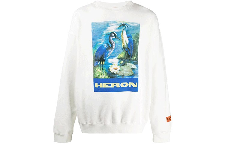 Толстовка унисекс белая Heron Preston, белый