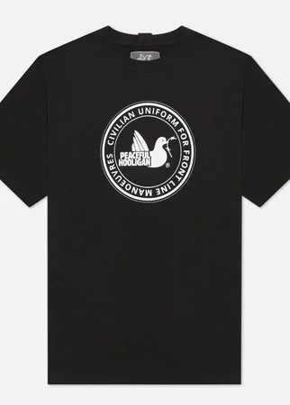 Мужская футболка Peaceful Hooligan Yielding, цвет чёрный, размер XL