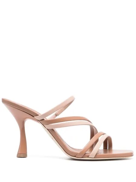 Malone Souliers мюли в двух тонах, коричневый
