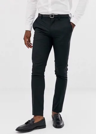 Черные облегающие эластичные брюки Jack & Jones Premium-Черный