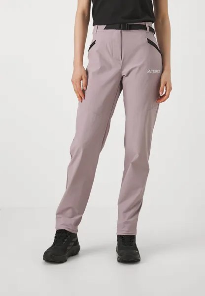 Уличные брюки Adidas Terrex, цвет preloved fig