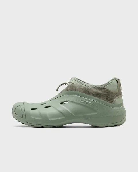 Сабо Crocs Satisfy X Crocs Quick Trail Moss, цвет moss