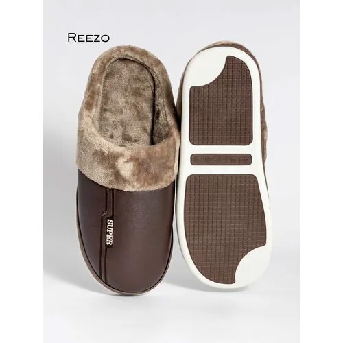 Тапочки Reezo, размер 49-50, коричневый